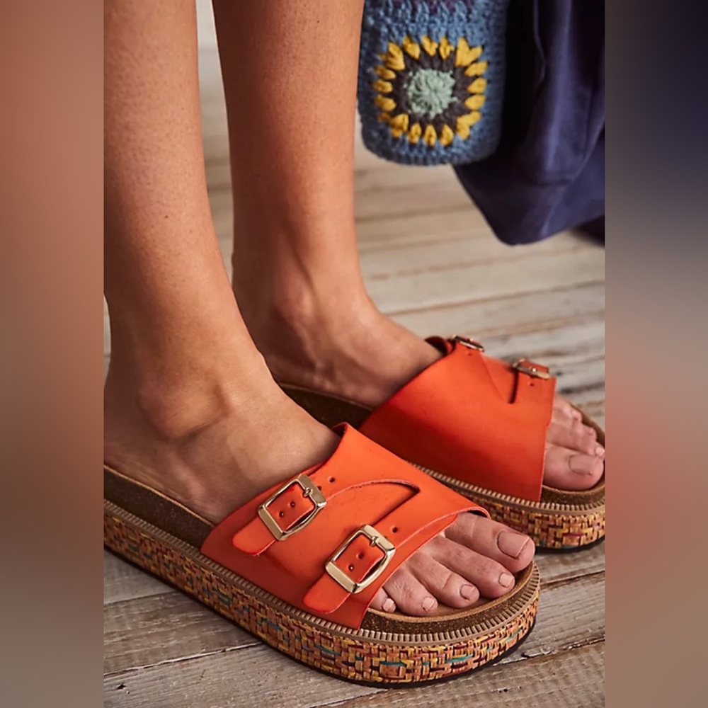 NWT Free People Caravelle Cork Footbed Sandals - 7, 8 & 9